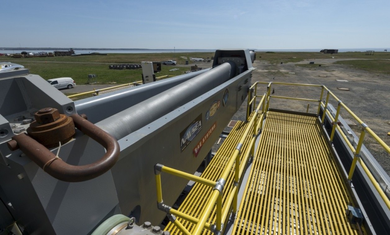 Rail gun experiment image