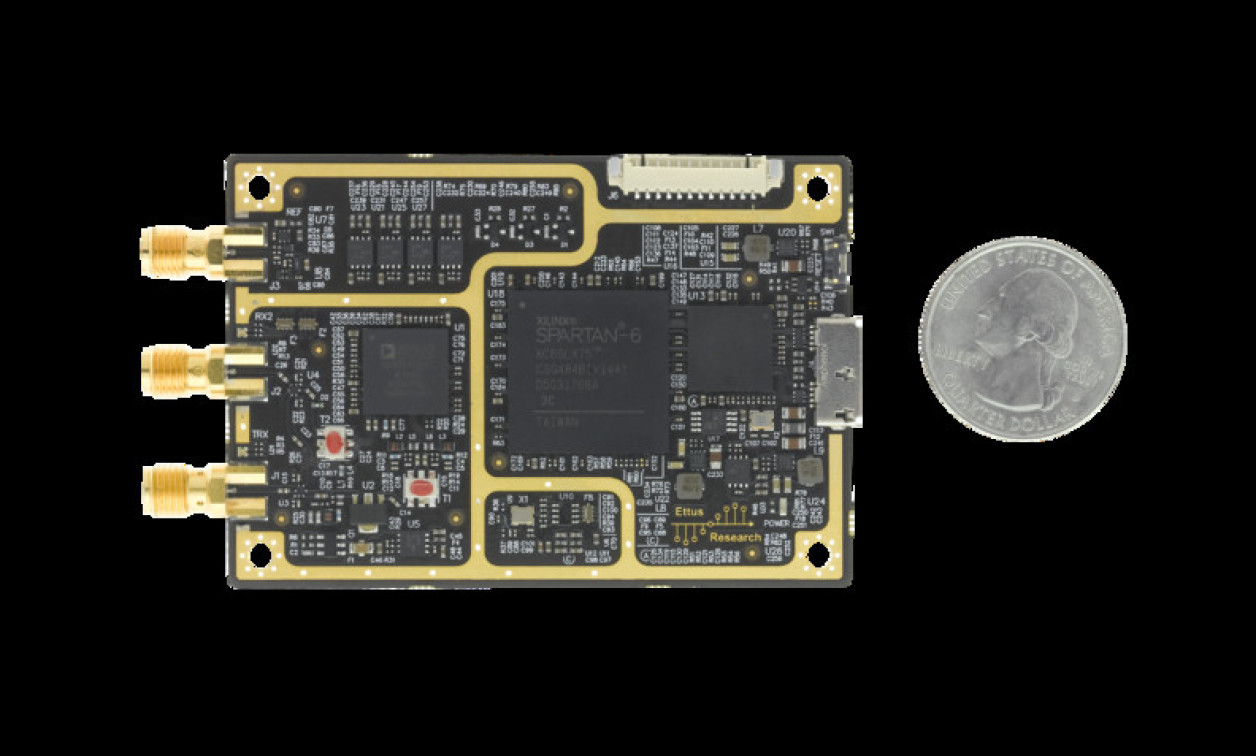USRP B200mini device with continuous RF coverage Military Embedded