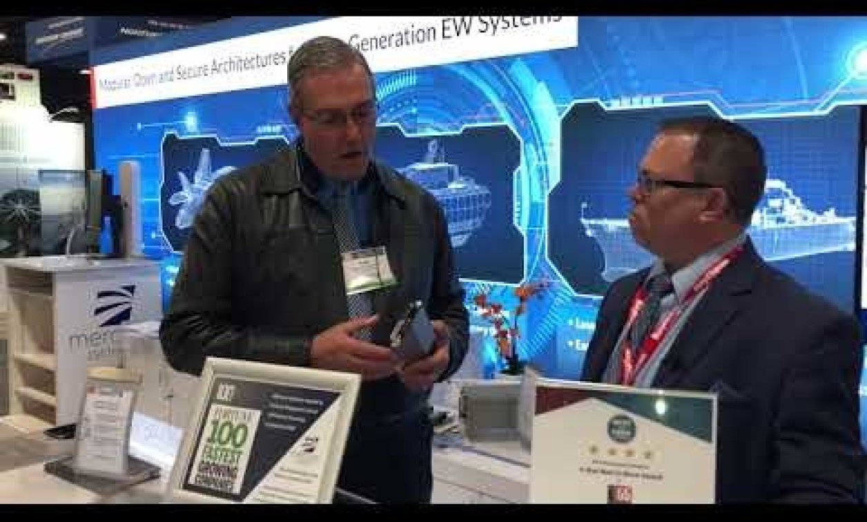 Mercury Systems booth video at AOC Military Embedded Systems