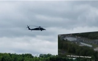 Livestream satellite connectivity from in-flight helicopter successfully demos