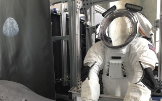 Space-suit update prototype shows enhanced sensors, electronics, avionics