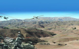 MUOS satcom network hosted interoperability tests between airborne and ground radios performed by Collins Aerospace