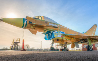 Trance 3 Typhoon fighter enters electromagnetic testing