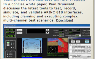 Development suite for ARINC 818 installations