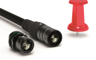 Miniature connectors with IP68 rating for body-worn applications