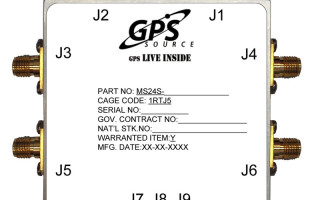 GPS splitter includes antenna health sensor