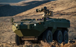 Cottonmouth amphibious reconnaissance vehicle equipped with sensor tech