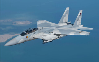 Photo by Staff Sgt. Daniel Hernandez, USAF. Cubic’s P5 Combat Training System (P5CTS) seen under the wing.