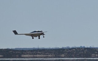 Hybrid-electric uncrewed aircraft begins flight testing for DARPA