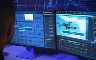 AGIL Counter Drone display via ST Engineering
