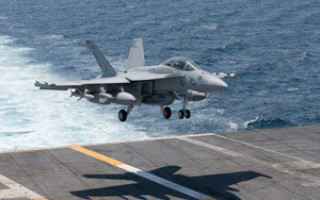 First EA-18G Growler electronic attack fighter delivered to Navy under multi-year contract