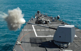 Navy destroyer-class ships set to overhaul and upgrade Mk 45 gun systems